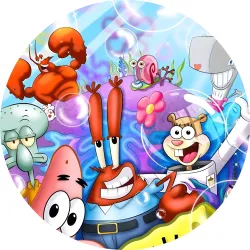 Значок Губка Боб Квадратні Штани - 96