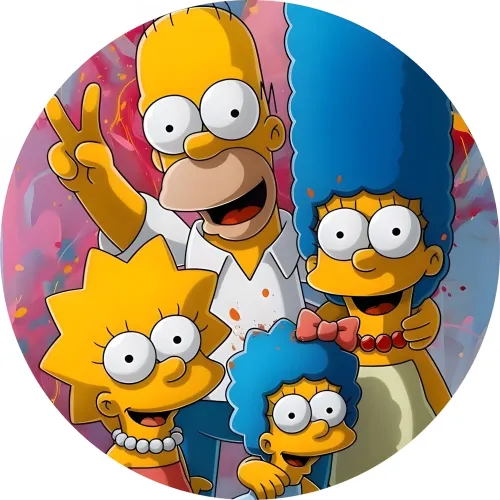 Значок Сімпсони - 08