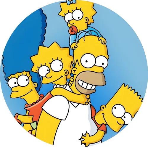 Значок Сімпсони - 09