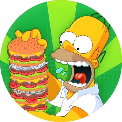 Значок Сімпсони - 49