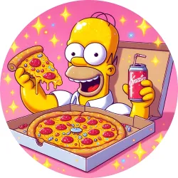 Значок Сімпсони - 58