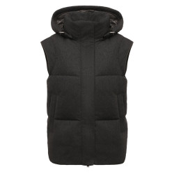 Пуховый жилет Черный