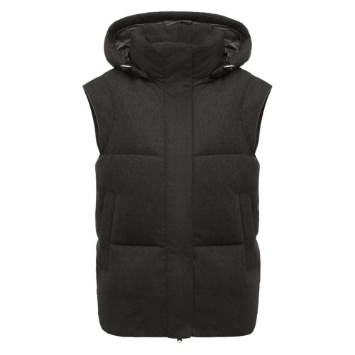 Пуховый жилет Черный